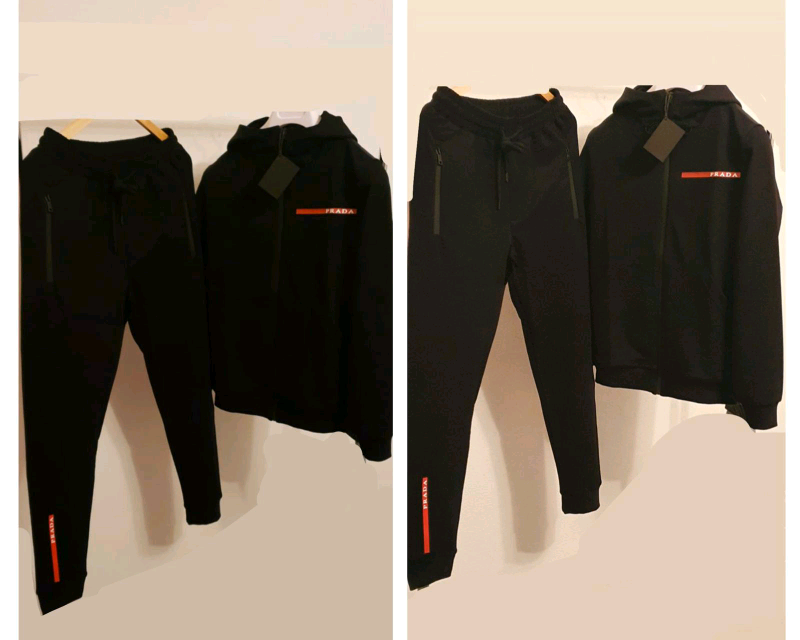 black prada tracksuit